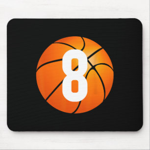 Kids Basketball - 8 Year Old Birthday Mouse Mat