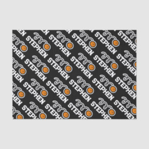 Kids' basketball athletic Birthday theme custom Tissue Paper