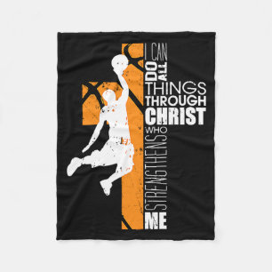 Kids basketball boys girls women mens basketball t fleece blanket