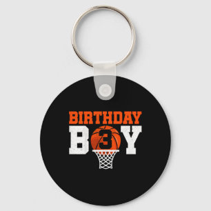 Kids Basketball player 3 Years Old Boy Basketball  Key Ring