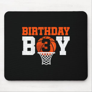 Kids Basketball player 3 Years Old Boy Basketball Mouse Mat