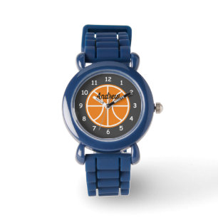 Kid's basketball sports watch with custom name