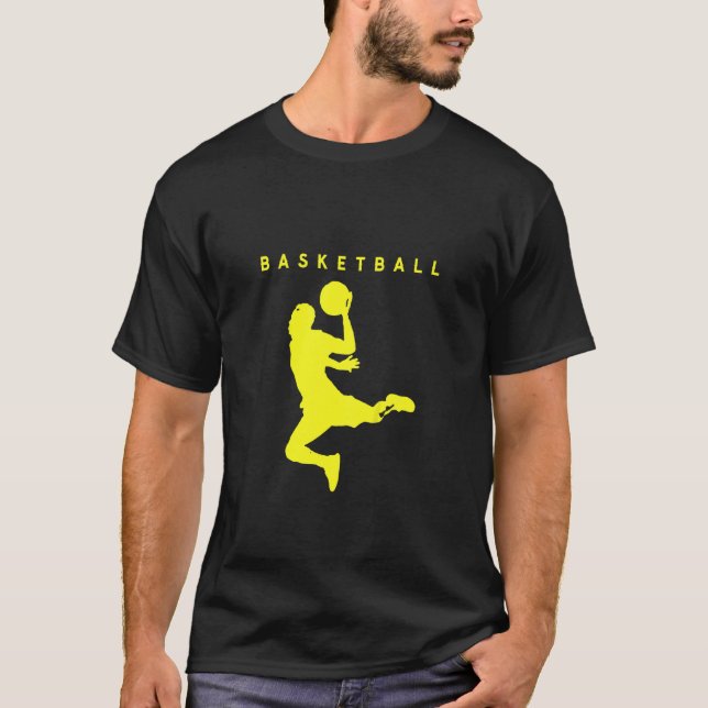 Kids Basketball Team Player Basketball  For Girl B T-Shirt (Front)