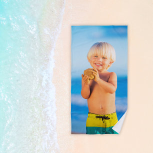 Kids Beach Towel With Custom Photo