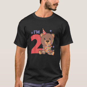 Kids Bear For The Second Birthday Children A Birth T-Shirt