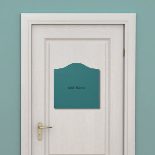 Kid's Bedroom Crest Large Room Door Sign Add Photo