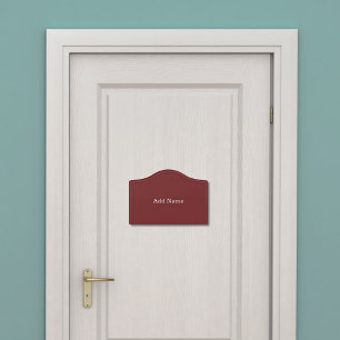 Kid's Bedroom Crest Small Room Door Sign Add Photo
