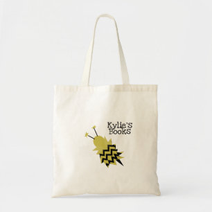 Kids Bee Fuzzy Library Book  Tote Bag