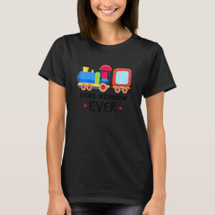 Kids Best Nephew Ever Cool Cute Train Aunt Loves T-Shirt