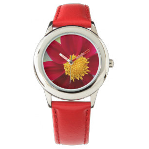 Kid's Bezel Stainless Steel Watch/Flower Watch