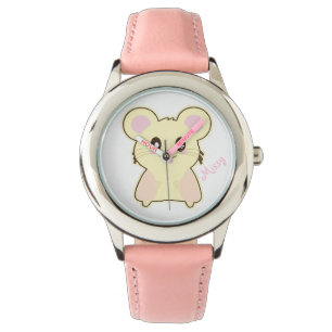 Kid's Bezel Stainless Steel Watch/Mouse Watch