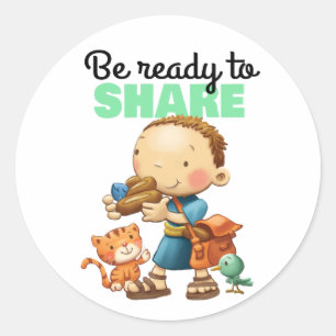 Kids Bible verse sticker page