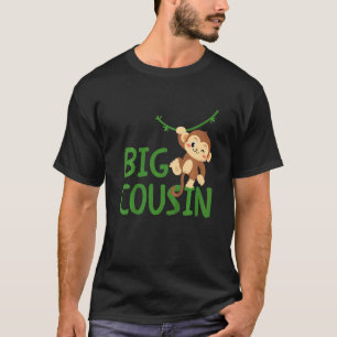 Kids Big Best Cousin Ever Monkey Animal World's Gr T-Shirt