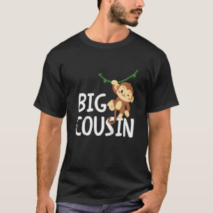 Kids Big Best Cousin Ever Monkey Animal World's Gr T-Shirt