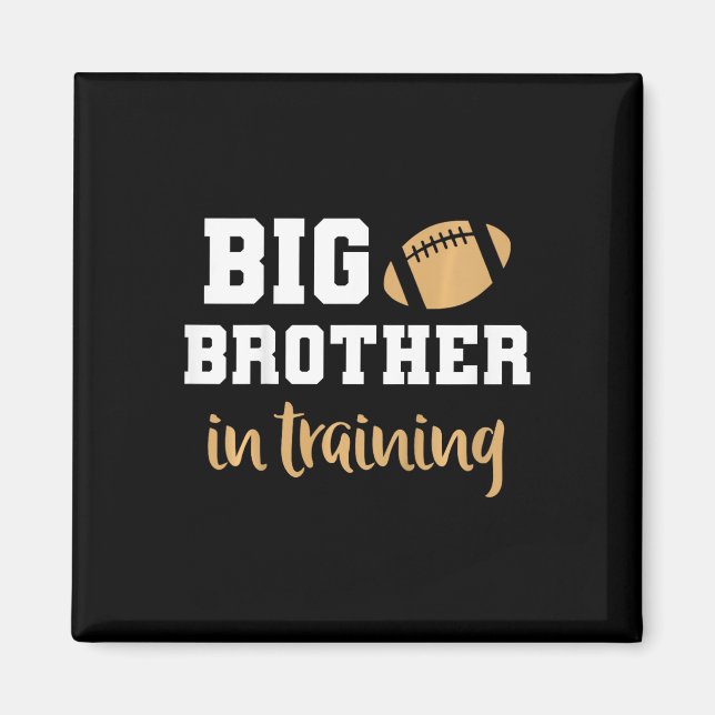 Kids Big Brother Football Pregnancy Announcement S Magnet (Front)
