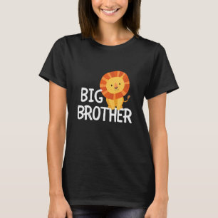 Kids Big Brother Lion Animal Best Bro Ever World's T-Shirt