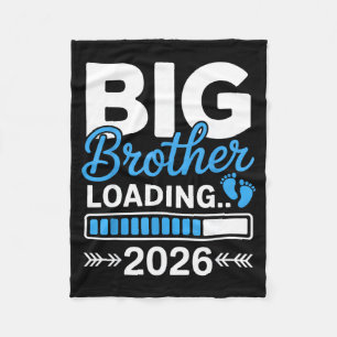 Kids Big Brother Loading 2026, Promoted To Big Bro Fleece Blanket