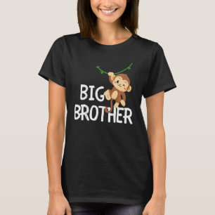 Kids Big Brother Monkey Animal Best Bro Ever World T-Shirt
