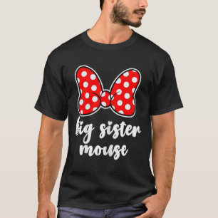 Kids Big Sister Mouse Bow Family Vacation - Youth T-Shirt