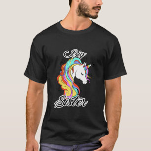Kids Big Sister Unicorn for Girls T-Shirt