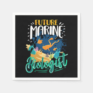 Kids Biology Future Marine Biologist Napkin