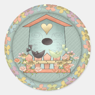 Kids Bird T Shirts and Gifts Classic Round Sticker