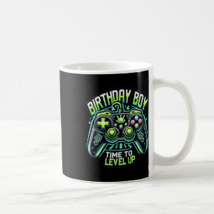 Kids Birthday Boy Level Up Gamer Controller Video Coffee Mug