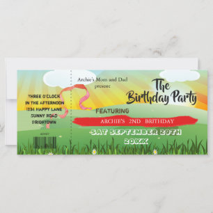 Kids Birthday  Fun Rustic Festival