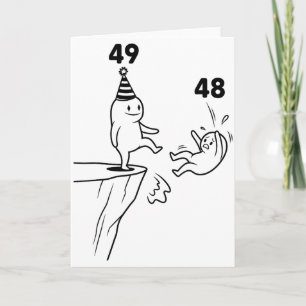 Kids Birthday Humor 49 Year Old 49th Party Born 19 Card