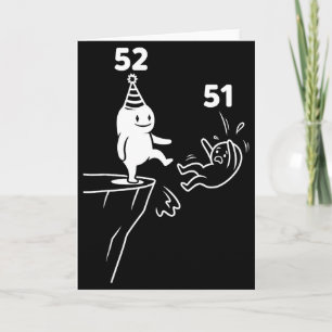 Kids Birthday Humor 52 Year Old 52nd Party Born 19 Card