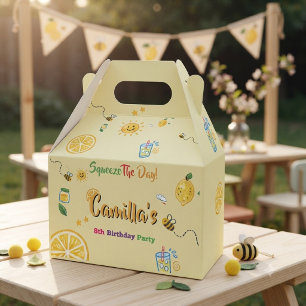 Kids Birthday Lemon Theme Favour Box