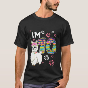Kids birthday Llama Im 10 year old Girl Theme 10th T-Shirt