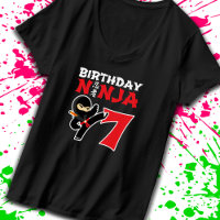 Kids Birthday Ninja - 7 Year Old Party Theme