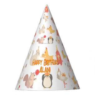 Kids Birthday Party Animals Boys Safari Zoo Hat