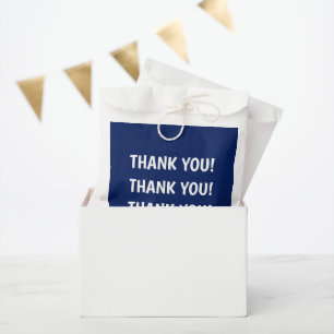 Kid's Birthday Party Blue Thank You Favour Bags