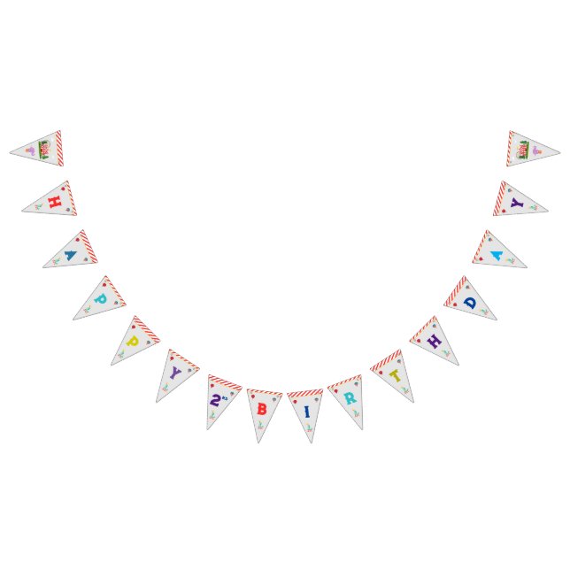 Kid's Birthday Party Circus carnival Theme Bunting (All)