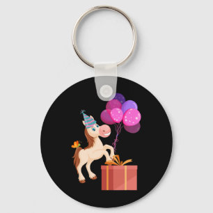 Kids Birthday Party Cute Animal Horse Lover Equest Key Ring