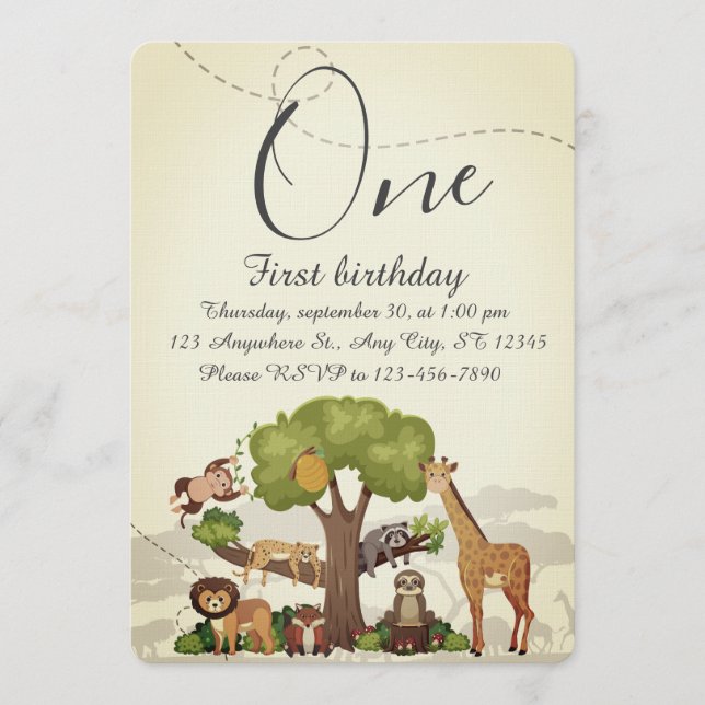 Kids Birthday Party Invitation (Front)