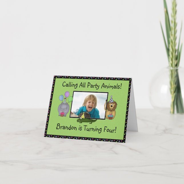 Kids Birthday Party Invitation (Front)