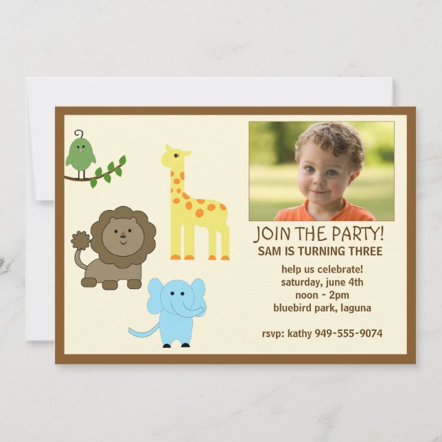 Kids Birthday Party Invitation (Front)