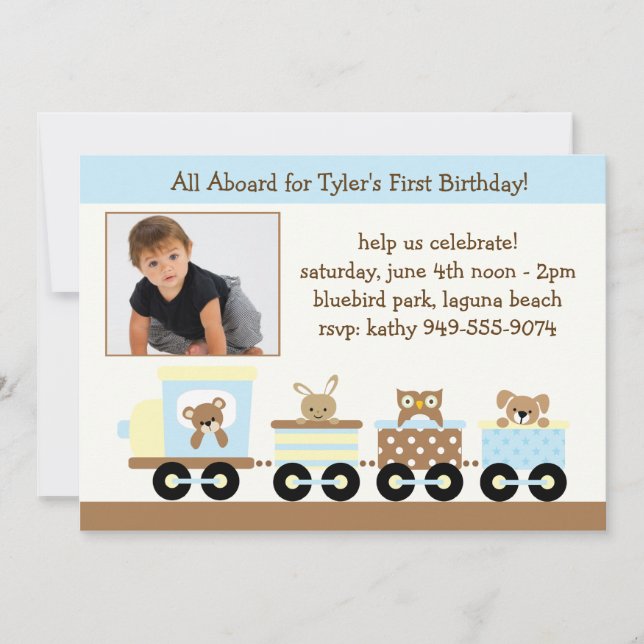 Kids Birthday Party Invitation (Front)