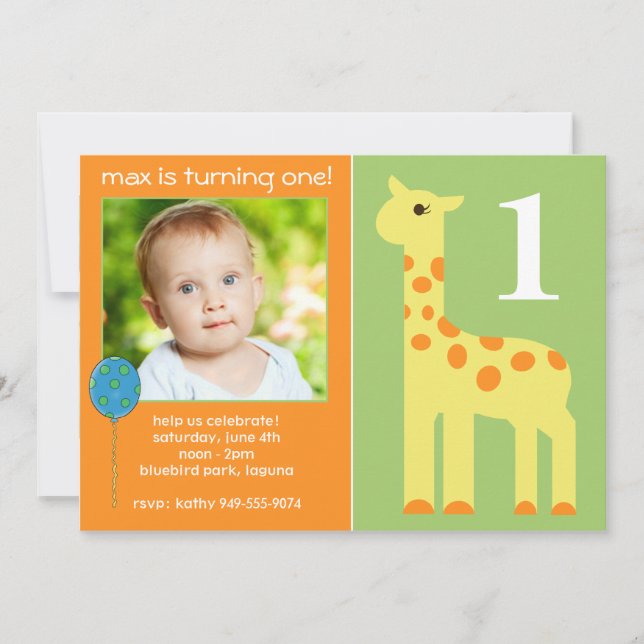 Kids Birthday Party Invitation (Front)