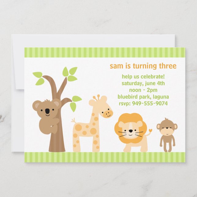 Kids Birthday Party Invitation (Front)