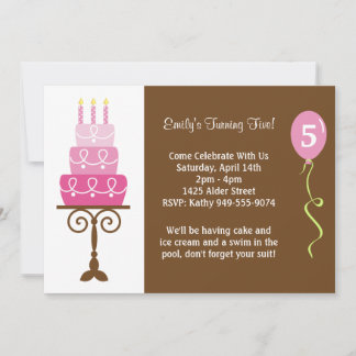 Kids Birthday Party Invitation