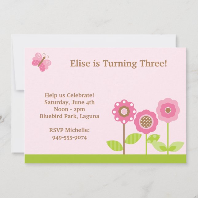 Kids Birthday Party Invitation (Front)