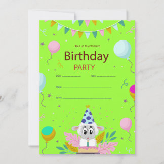 Kids Birthday Party Invitations 