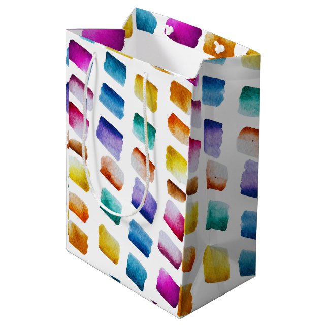Kids Birthday Party  Medium Gift Bag (Back Angled)