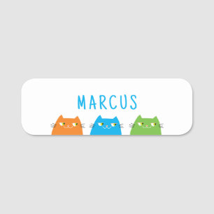 Kids Birthday Party Name Tag