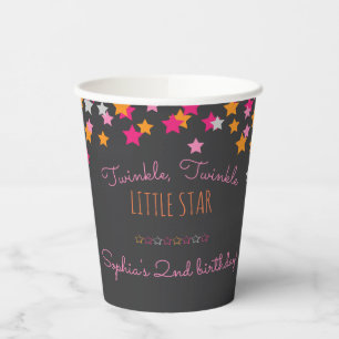 Kid's Birthday Twinkle Twinkle Little Star Paper Cups