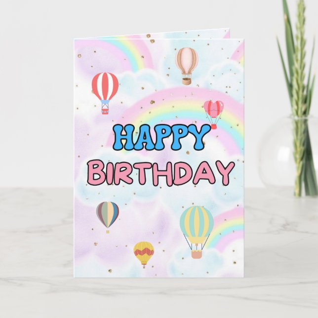KIDS BIRTHDAY WISHING CARD (Front)